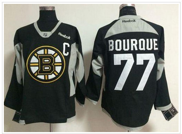 Boston Bruins #77 Ray Bourque Black Practice Stitched NHL Jersey