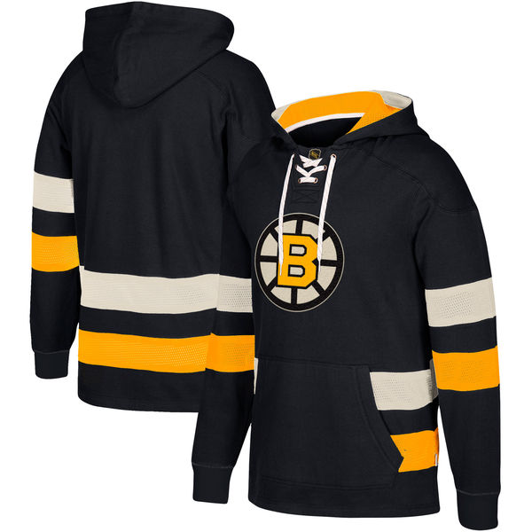 Boston Bruins Black Men's Customized All Stitched Hooded Sweatshirt Boston Bruins Black Men's Customized All Stitched Hooded Sweatshirt