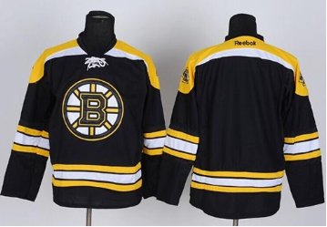 Boston Bruins Blank Stitched Black NHL Jersey
