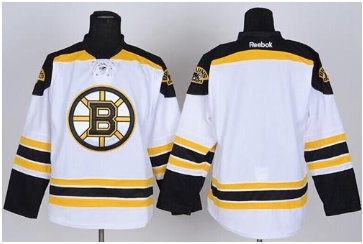 Boston Bruins Blank White Stitched NHL Jersey