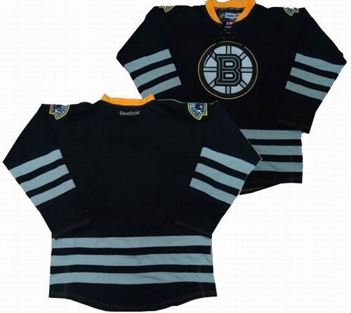 Boston Bruins blank black ice jersey