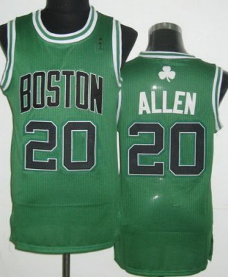 Boston Celtics 20 Ray Allen Green Revolution 30 NBA Jerseys Black Number