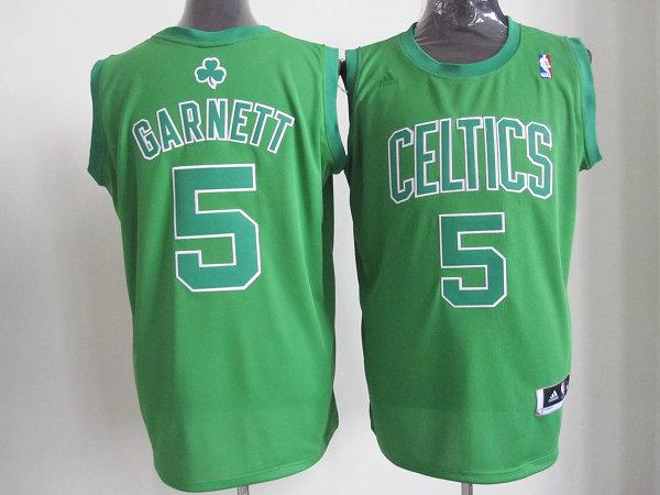 Boston Celtics 5# Kevin Garnett Big Color Fashion Swingman Jerseys