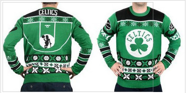 Boston Celtics Men's NBA Ugly Sweater Boston Celtics Men's NBA Ugly Sweater