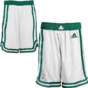 Boston Celtics White Shorts