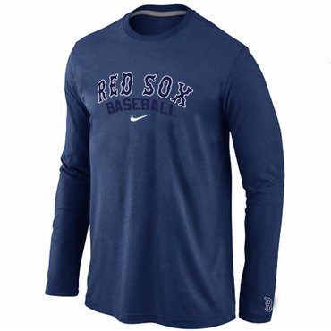 Boston Red Sox Long Sleeve T-Shirt D.Blue Boston Red Sox Long Sleeve T-Shirt D.Blue