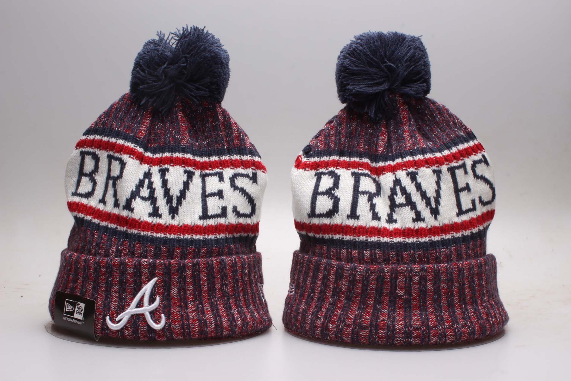 Braves Fresh Logo Navy Knit Hat YP Braves Fresh Logo Navy Knit Hat YP