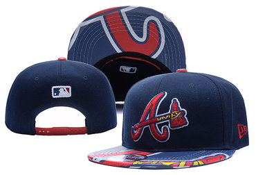 Braves Team Logo Navy Adjustable Hat YD