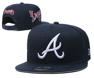 Braves Team Logo Navy Adjustable Hat YD