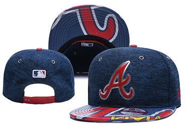 Braves Team Logo Navy Adjustable Hat YD