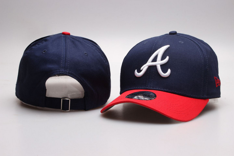 Braves Team Logo Navy Adjustable Hat YP