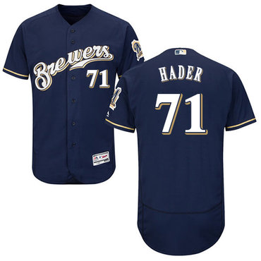 Brewers #71 Josh Hader Navy Blue Flexbase Authentic Collection Stitched Baseball Jersey