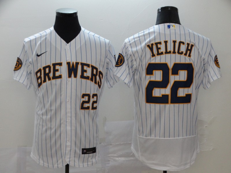 Brewers 22 Christian Yelich White Nike 2020 Flexbase Jersey Brewers 22 Christian Yelich White Nike 2020 Flexbase Jersey