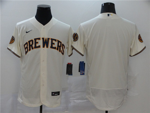 Brewers Blank Cream Nike 2020 Flexbase Jersey Brewers Blank Cream Nike 2020 Flexbase Jersey