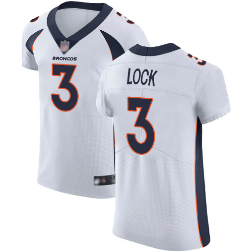 Broncos #3 Drew Lock White Men's Stitched Football Vapor Untouchable Elite Jersey Broncos #3 Drew Lock White Men's Stitched Football Vapor Untouchable Elite Jersey