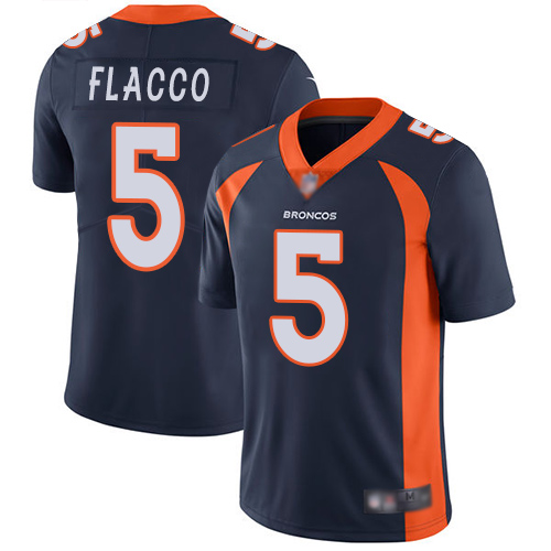 Broncos #5 Joe Flacco Blue Alternate Youth Stitched Football Vapor Untouchable Limited Jersey Broncos #5 Joe Flacco Blue Alternate Youth Stitched Football Vapor Untouchable Limited Jersey