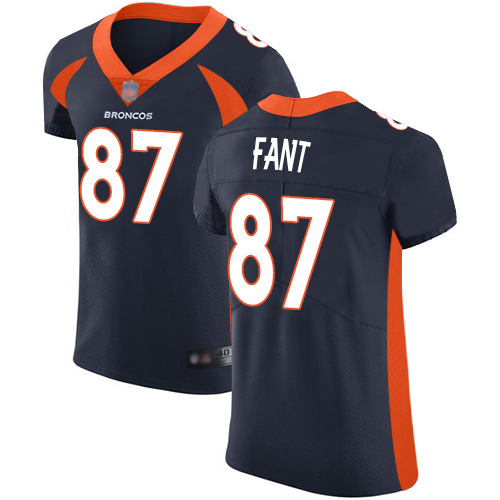 Broncos #87 Noah Fant Navy Blue Alternate Men's Stitched Football Vapor Untouchable Elite Jersey Broncos #87 Noah Fant Navy Blue Alternate Men's Stitched Football Vapor Untouchable Elite Jersey
