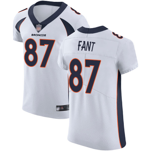 Broncos #87 Noah Fant White Men's Stitched Football Vapor Untouchable Elite Jersey Broncos #87 Noah Fant White Men's Stitched Football Vapor Untouchable Elite Jersey