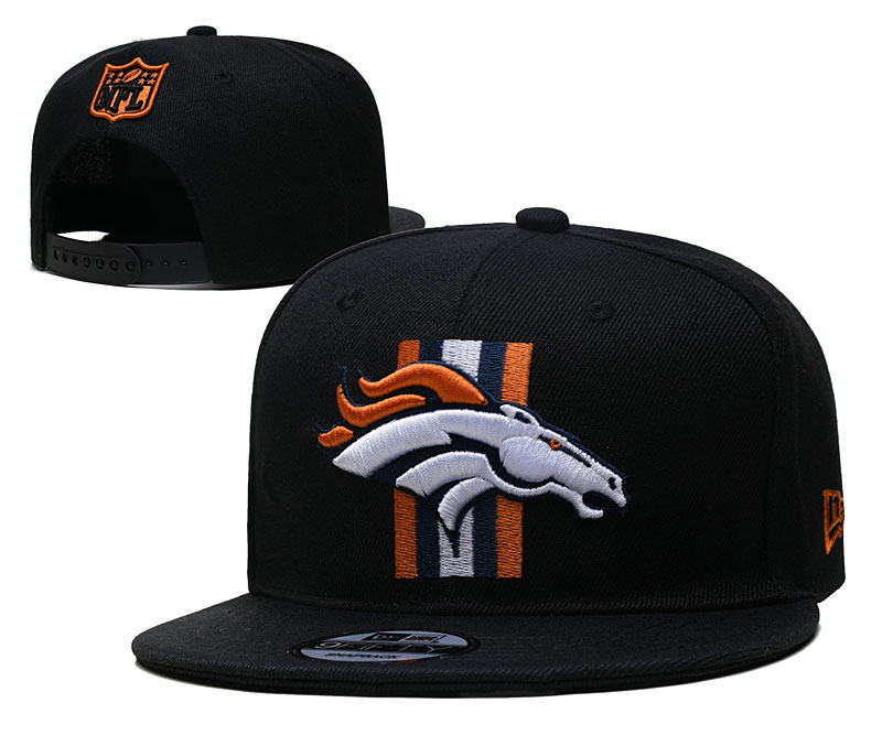 Broncos Black Snapback Hat --YD