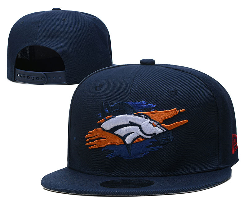 Broncos Black Snapback Hat--YD