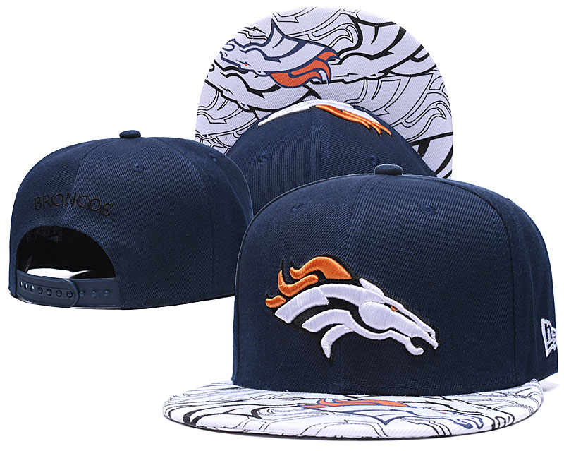 Broncos Logo Navy Adjustable Hat GS