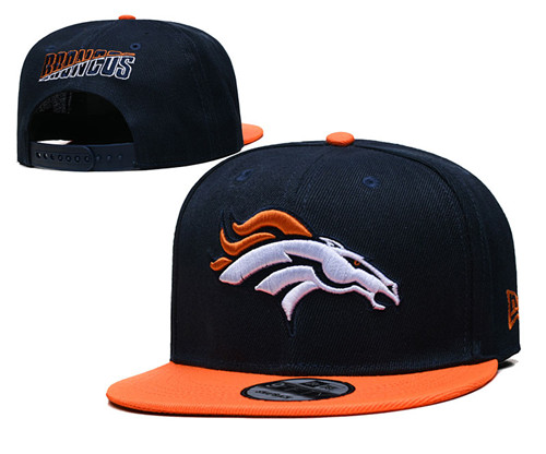 Broncos Navy Snapback Hat --TX