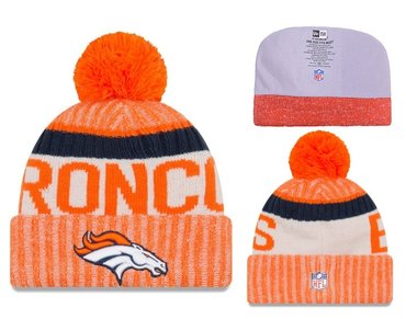 Broncos Team Logo 2017 Sideline Knit Hat