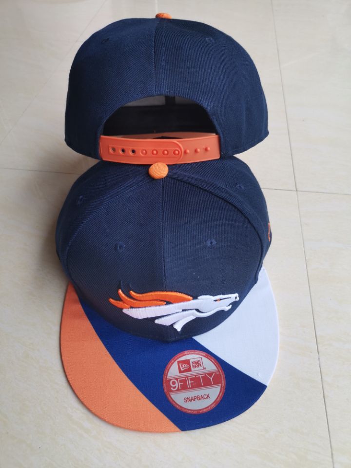 Broncos Team Logo Navy Adjustable Hat LT