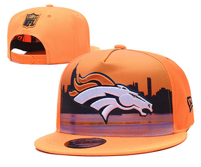 Broncos Team Logo Orange Adjustable Hat YD