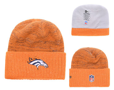 Broncos Team Logo Orange Knit Hat YD2