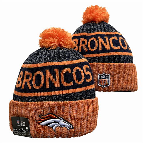 Broncos Team Logo Pom Knit Hat YD-1
