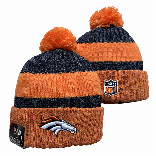 Broncos Team Logo Pom Knit Hat YD-2