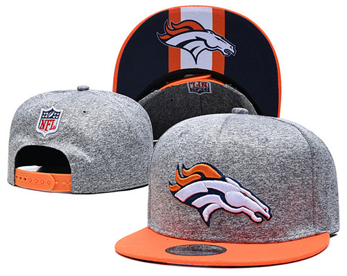 Broncos Team Logos Adjustable Gray Hat GS