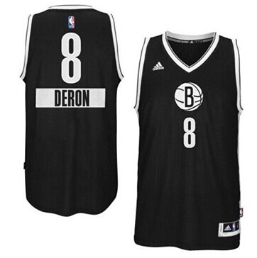 Brooklyn Nets #8 Deron Williams Black 2014-15 Christmas Day NBA Jersey