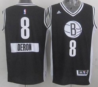 Brooklyn Nets #8 Deron Williams Black 2014-15 Christmas Day Stitched NBA Jersey