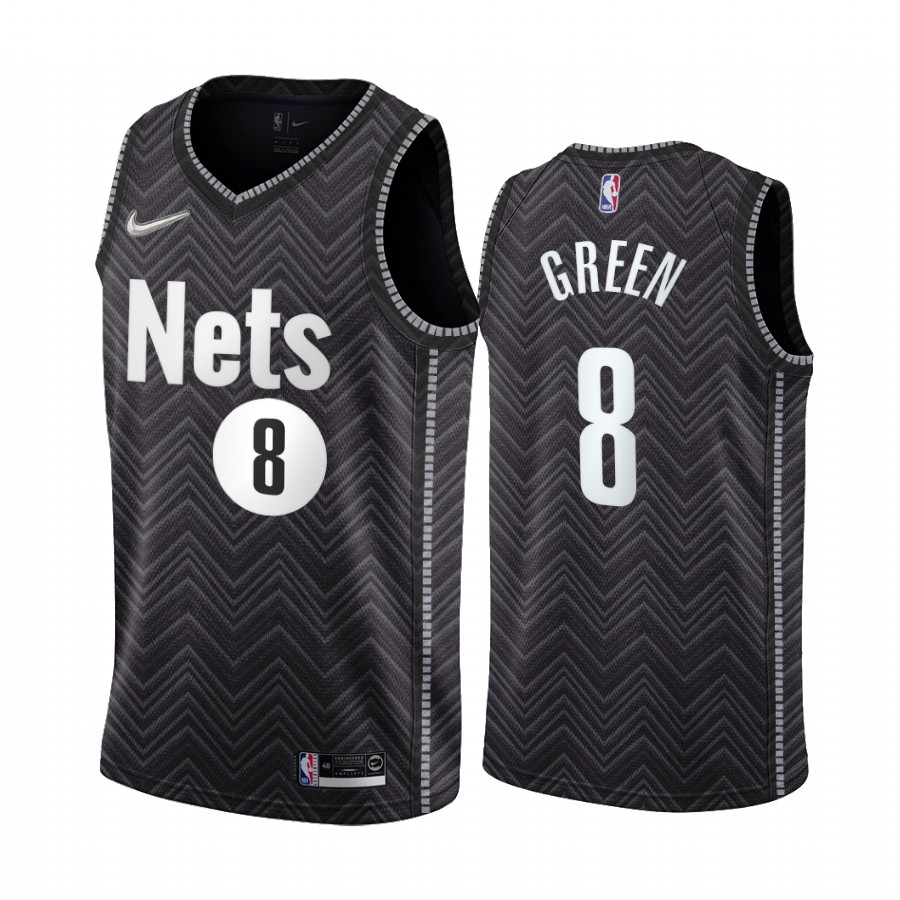 Brooklyn Nets #8 Jeff Green Black NBA Swingman 2020-21 Earned Edition Jersey Brooklyn Nets #8 Jeff Green Black NBA Swingman 2020-21 Earned Edition Jersey