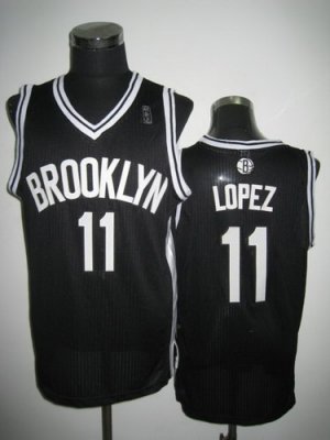 Brooklyn Nets 11# Brook Lopez Black NBA Jerseys