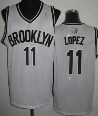 Brooklyn Nets 11 Brook Lopez White Revolution 30 NBA Jerseys