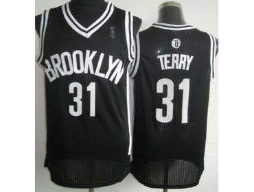 Brooklyn Nets 31 Jason Terry Black Revolution 30 NBA Jerseys
