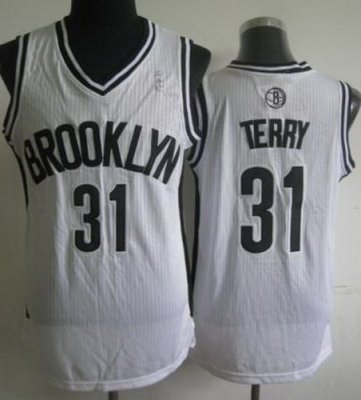 Brooklyn Nets 31 Jason Terry White Revolution 30 NBA Jerseys