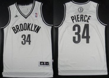 Brooklyn Nets 34 Paul Pierce White Revolution 30 Swingman NBA Jerseys