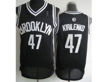 Brooklyn Nets 47 Andrei Kirilenko Black Revolution 30 NBA Jerseys