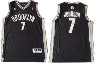 Brooklyn Nets 7 Joe Johnson Black Revolution 30 Swingman NBA Jerseys