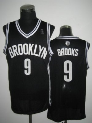 Brooklyn Nets 9# MarShon Brooks Black NBA Jerseys