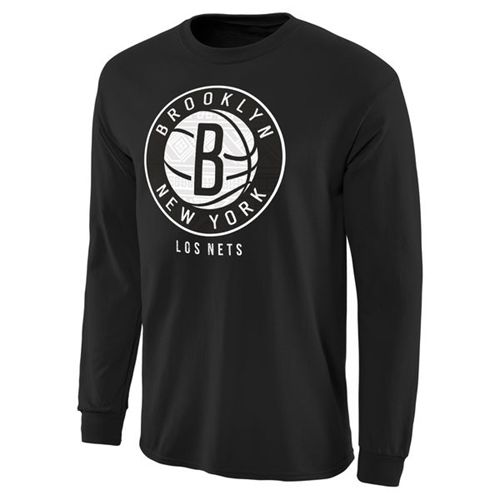 Brooklyn Nets Noches Enebea Long Sleeves T-Shirt Black