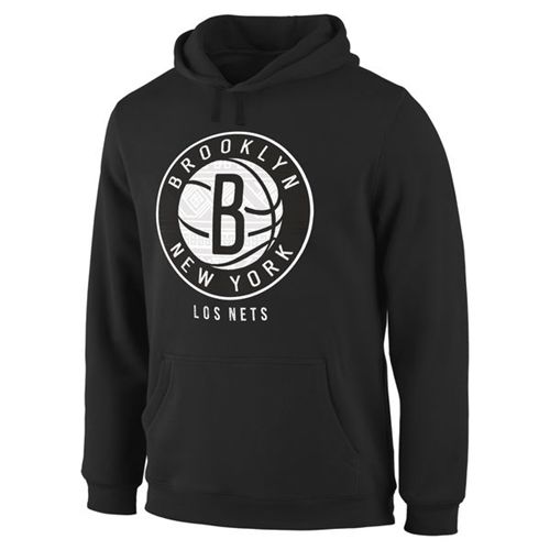 Brooklyn Nets Noches Enebea Pullover Hoodie Black Brooklyn Nets Noches Enebea Pullover Hoodie Black