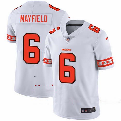Browns 6 Baker Mayfield White 2019 New Vapor Untouchable Limited Jersey