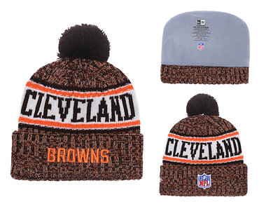 Browns Fresh Logo Brown Knit Hat YD
