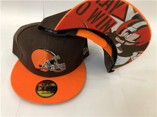 Browns Snapback Hat-- -LH