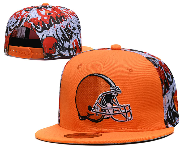 Browns Team Logo Snapback Hat --TX